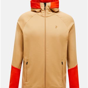 peak performance-men-rider zip hood sierra sand